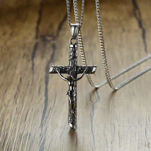 Crucifix Pendant with Necklace