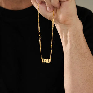 Figaro Name Necklace in Gold