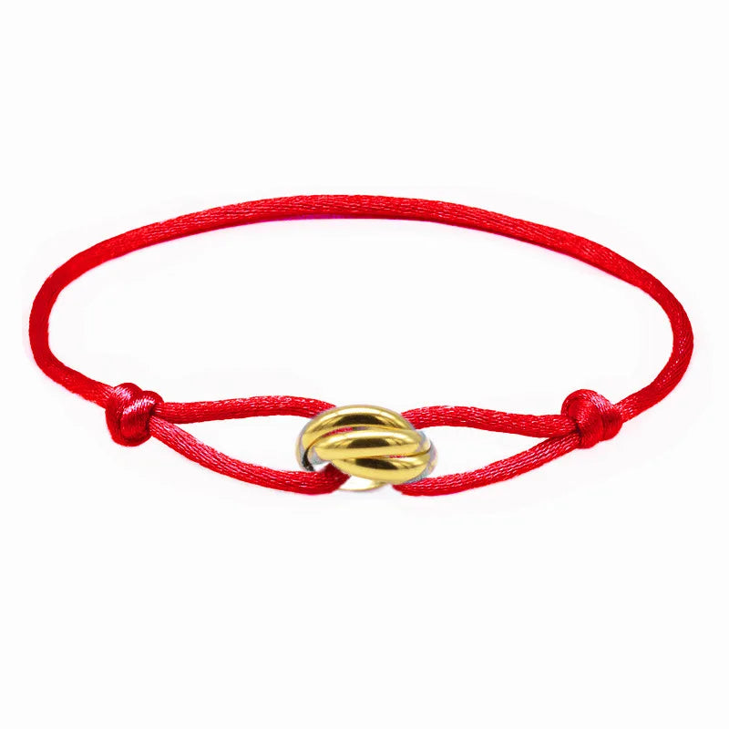 Beaded Infinity Bracelet Gold