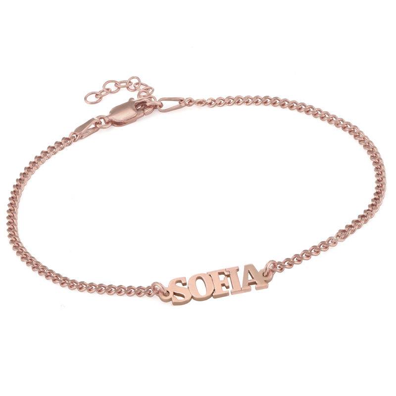 Rose Gold Name Bracelet in Capital